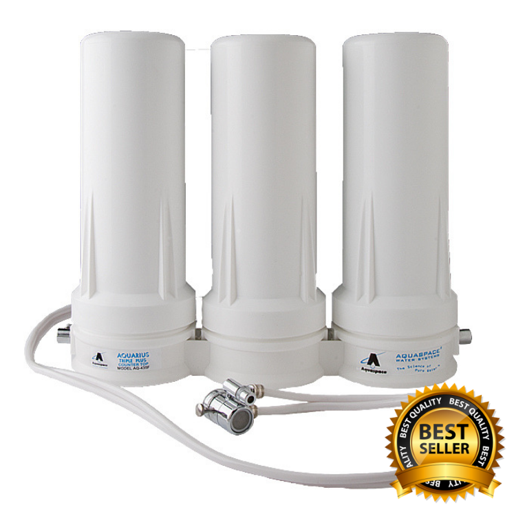AQUARIUS TRIPLE PLUS Countertop Water Filter