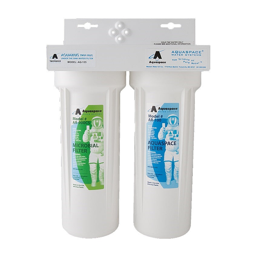 AQUARIUS TWIN Under the Sink Water Filter